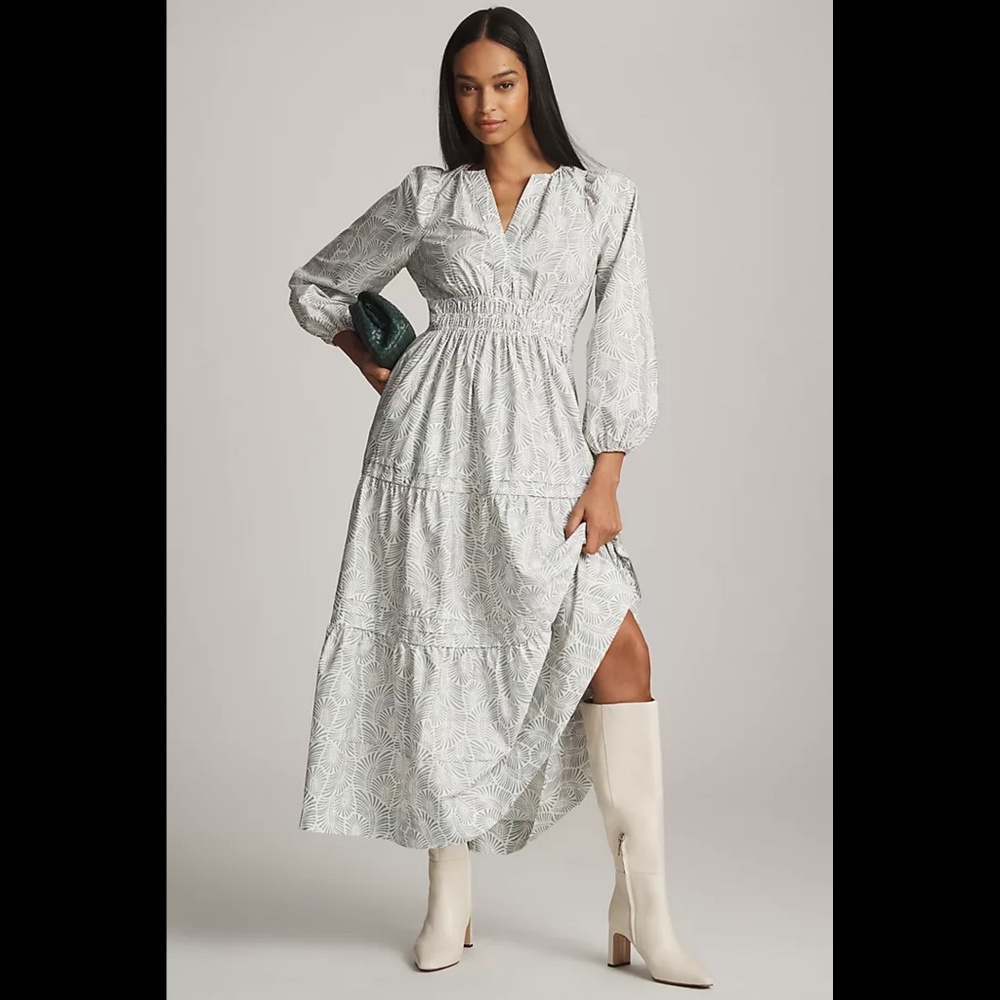 Anthropologie  Printed Maxi Dress